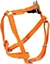 Harnais réglable Mc Leather 10mm orange