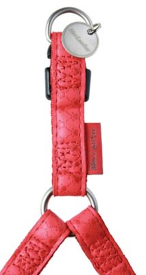 Harnais réglable Mc Leather 10mm rouge
