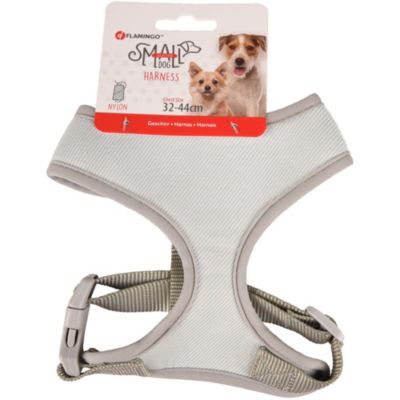 Harnais Small dog S cou 24 cm corps réglable de 32 à 44 cm vert pour chien.