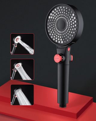 Haute Pression Pomme avec 3 Modes de Jet Pommeau de Douche Economie Deau Anti Calcaire Douchette avec Filtre Massage