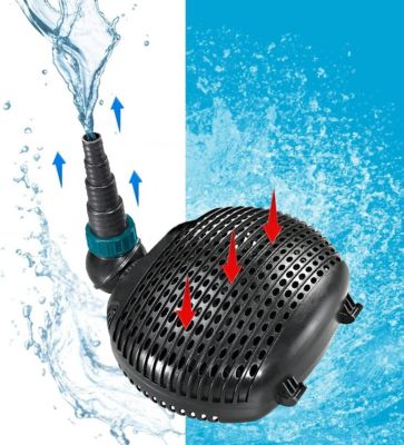 Hauteur de Refoulement 5m, 68Watt, Noir Convient pour l'eau Douce et l'eau Salée