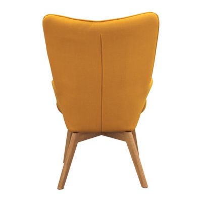 HAYNA - Fauteuil Jaune et Piétement