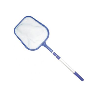 Hecht 060307 Épuisette de piscine filet a feuille avec manche télescopique jusqu a 1,5m