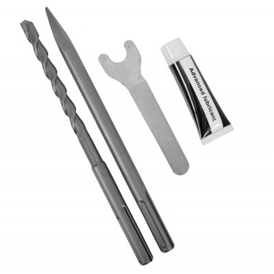 Hecht 1069 Perceuse à percussion marteau perforateur rotatif support SDS Max malette de transport