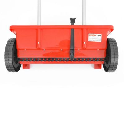 Hecht 212 Épandeur de haute qualité 12 l Largeur 46 cm réglable sur 10 niveaux 2 roues motrices