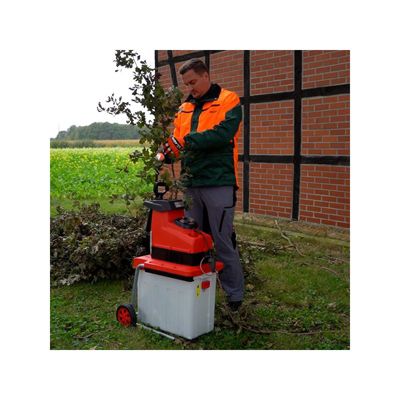 Hecht 6285 XL Broyeur de vegetaux electrique 2800 W Bac collecteur 60 L
