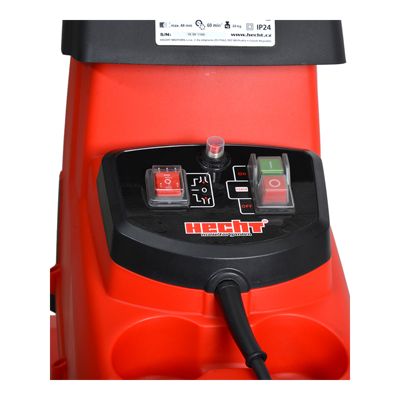Hecht 6285 XL Broyeur de vegetaux electrique 2800 W Bac collecteur 60 L