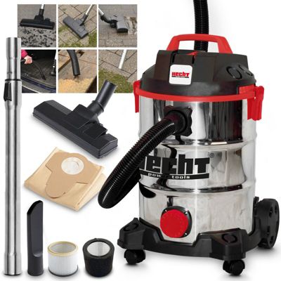Hecht 8330 Aspirateur Industriel tout usage puissant de 1400 watts sec et humide