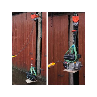 Hecht 8450 Treuil électrique Capacité jusqu a 500kg hauteur de levage 6 a 12m 800 watts
