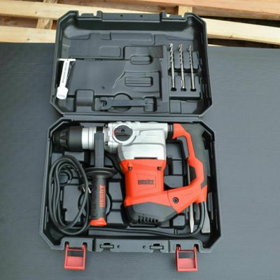 Hecht jardin 1036 Profi Perceuse à percussion puissante rotatif support SDS Plus 1500W