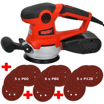 Hecht jardin 1764 Ponceuse excentrique 450 W Variateur de vitesse continu