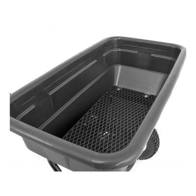 Hecht jardin 260 Epandeur universel et remorque de Haute Qualité 60 l Largeur 46-48 cm Dosage exact