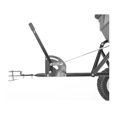 Hecht jardin 260 Epandeur universel et remorque de Haute Qualité 60 l Largeur 46-48 cm Dosage exact