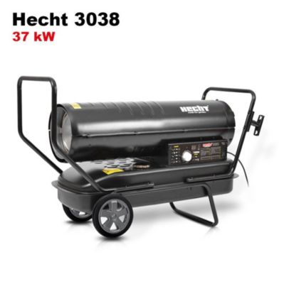 Hecht jardin 3038 Diesel canon a chaleur Chauffage a l'huile 37kW 50Hz 38L Consommation 3,6L/h 26kg