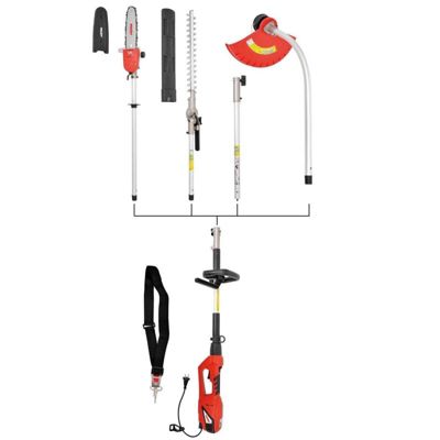Hecht jardin 690 3en1 Outil multifonctionnel electrique debroussailleuse tronconneuse