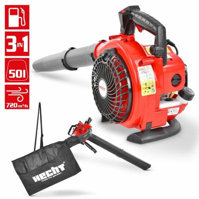 Hecht jardin 9254 Souffleur de feuilles a essence 3en1 Aspirateur souffleur broyeur