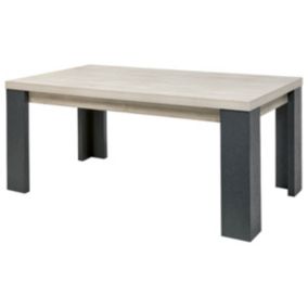 HERACLES - Table Rectangulaire 180cm Imitation Bois