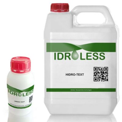 HidroText (1L). Hydrofuge et antitache et antigraisse pour matières textiles. Il ne change pas la couleur ni ne modifie texture