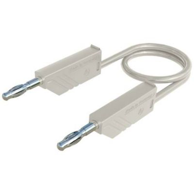 Hirschmann MLN 200/2,5 WS cordon de mesure banane 4 mm blanc 2 m