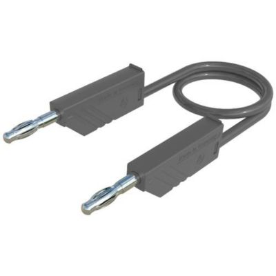 Hirschmann MLN 50/2,5 GR Cordon de mesure banane 4 mm 0,50 m gris