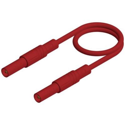 Hirschmann MLS SIL GG 100/1 cordon de mesure de sécurité 1 m rouge 16 A 1000 V