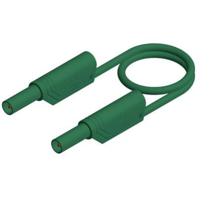 Hirschmann MLS WS 50/2,5 gn - cordon de mesure sécurité 0,50 m banane 4 mm