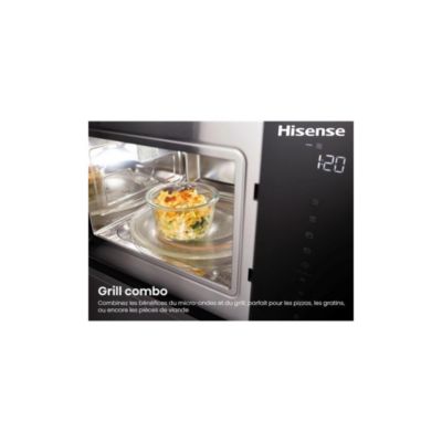 Hisense Micro-ondes gril encastrable 25l 900w noir - BIM325GI63DBG