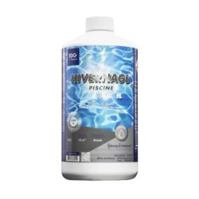 Hivernage Piscine - Anti Algues - Anti Dépôts - Protection Revêtement Et Équipements -Bouteille 1 Litre - Edg By Aqualux