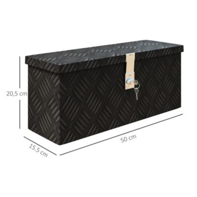 Boîte EDC En Alliage D'aluminium – Rangement Bijoux, Pilules, Outils, Verrou Glissière