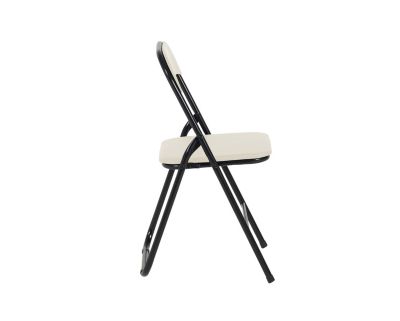 Hooma Lot De 6 Chaises Pliantes Velours Gris - Chaises Confortables Intérieur Métal, Cuisine Salle à Manger Bureau