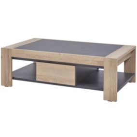 HORATIO - Table Basse Rectangulaire 1 Tiroir