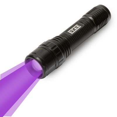 HORATIO : Torche 3W LED + UV. Fonction zoom. En aluminium.