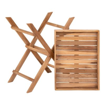 HORIZON - Table Basse d'Appoint H.49,5cm en Teck