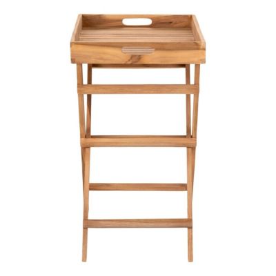 HORIZON - Table Basse d'Appoint H.49,5cm en Teck