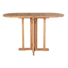 HORIZON - Table Repas 120cm Pliable en Teck