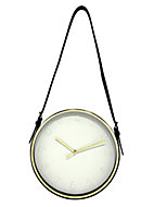 Horloge Ø30,5cm blanc et doré