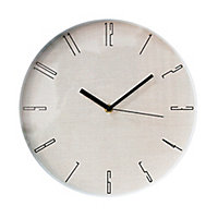 Horloge Ø30 x 4,3 cm blanc