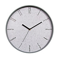 Horloge Ø30 x 4,3 cm gris