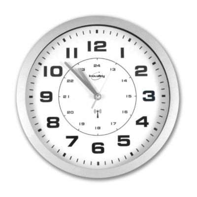 Horloge Murale Silencieuse Mebus 13080 – Radio-pilotée, Design Blanc élégant Et Moderne