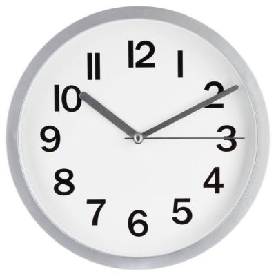 Horloge argent en plastique D22 - Atmosphera