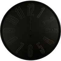 Horloge brocante style industriel noire Ø60 cm Dada Art