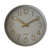 Horloge couleur gris et or ⌀30,5 cm Emde