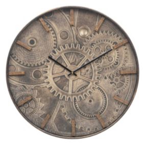 Horloge "Deyan" en verre D50cm - Atmosphera