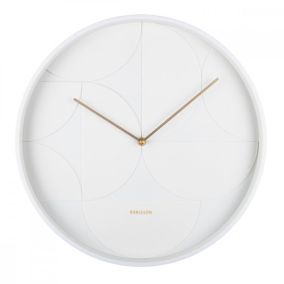 Horloge Echelon Circular D40cm en Métal - Present Time