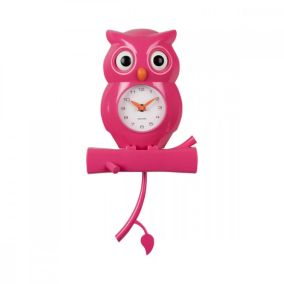 Horloge Hibou H37,5cm en Plastique - Present Time