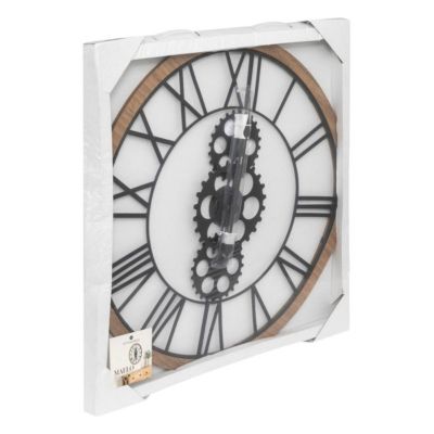 Horloge mécanique - métal & bois D70 cm - Atmosphera