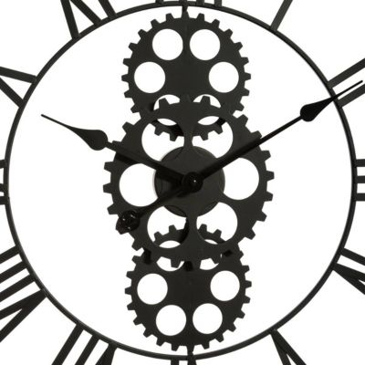 Horloge mécanique - métal & bois D70 cm - Atmosphera