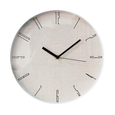 Horloge murale Ø30 x 4,3 cm gris