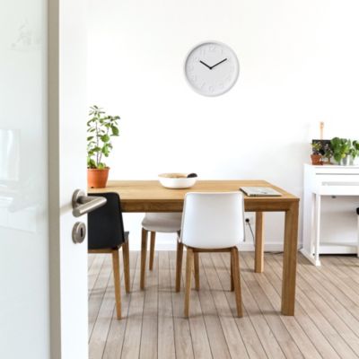 Horloge murale design blanc ⌀30 x ep.4,5cm