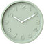 Horloge murale design vert olive ⌀30 x ep.4,5cm